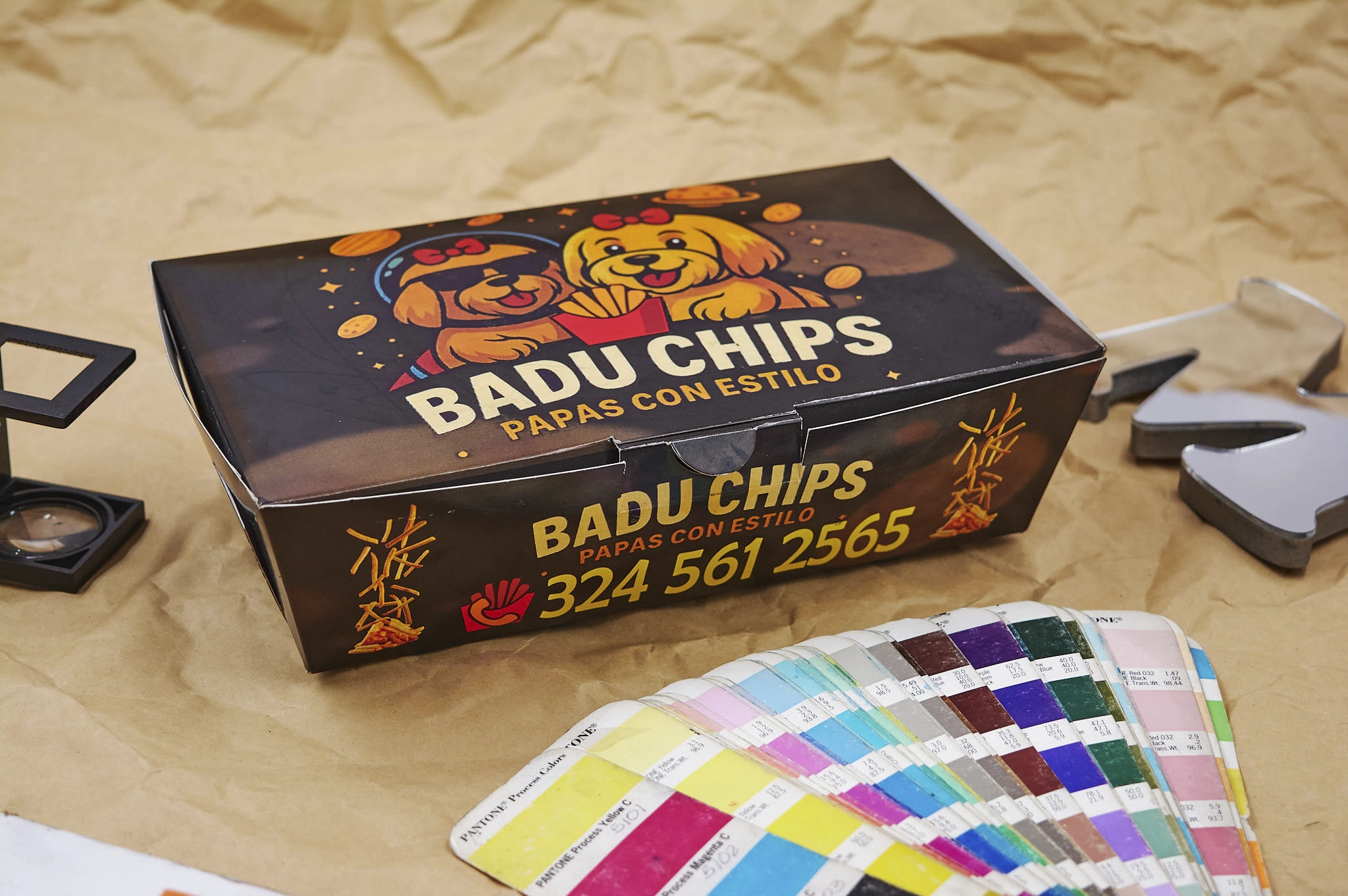 Caja de papas fritas
